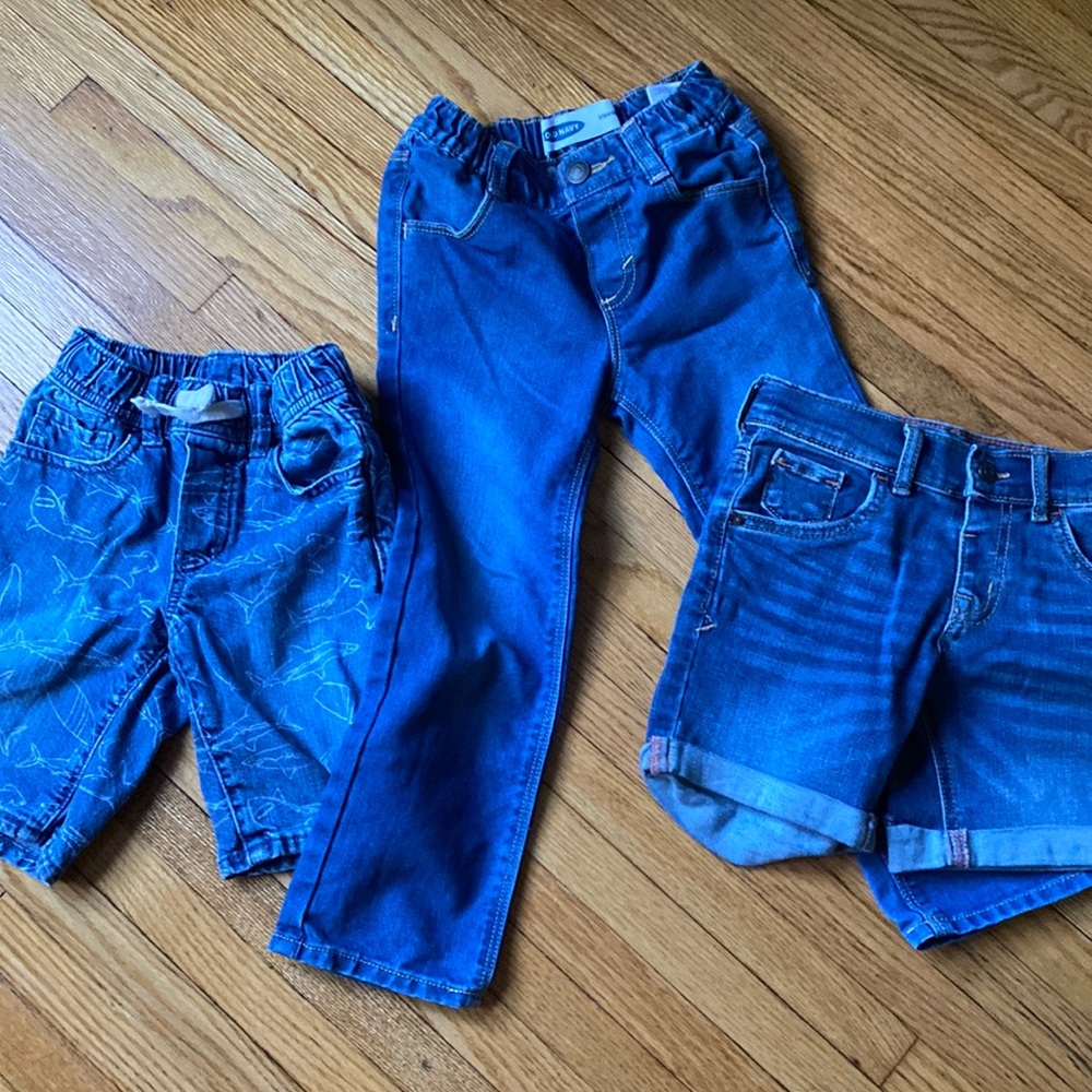 Lot of 4t jeans and jean shorts